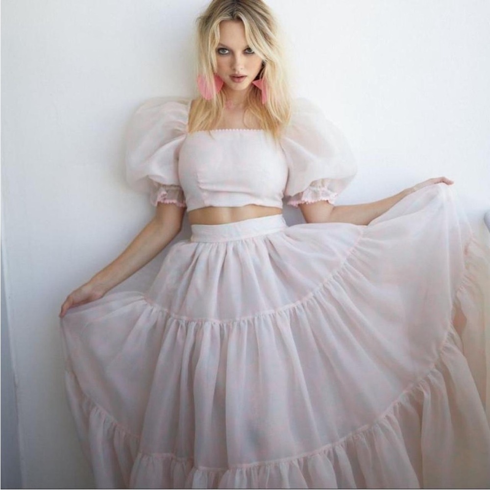 NWT Selkie Candy Floss Puff Maxi Skirt